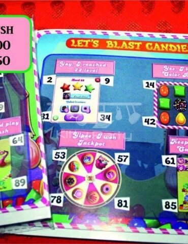 Let's Blast The Candies Candy Crush Tambola Tickets
