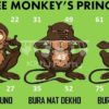 Gandhi Jayanti Tambola Tickets (Monkey's Principles)